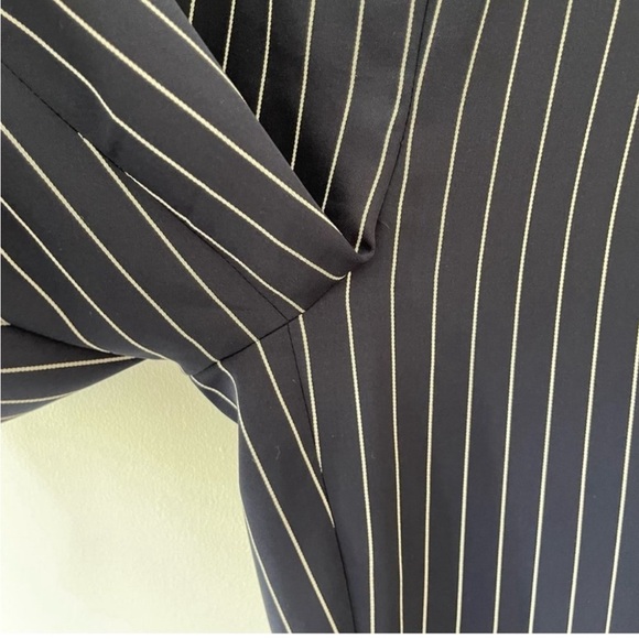 BABATON Modesto Pant Pinstripe, high-waisted trouser Navy / White size 10 - Picture 10 of 10